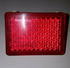 ORIGINAL DDR RÜCKSTRAHLER ROT KATZENAUGE