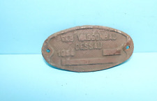ALTES WAGGONSCHILD EISENBAHN LOKSCHILD VEB WAGGONBAU DESSAU 1956