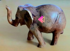 Holz - Elefant mit Beschädigungen(!)  - siehe Bilder 