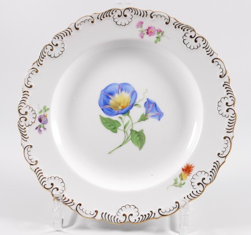 Meissen teller blume - teller, rand