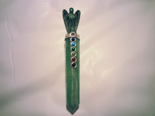Chakra edelstein energiestab - 7,