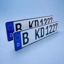 2 KFZ Kennzeichen