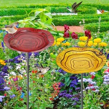 Vogelbad Garten Metall Kolibri