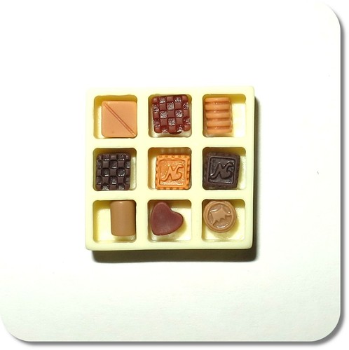 Miniatur pralinenschachtel - miniatur,