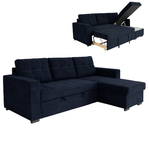 Ecksofa deepblue - -,