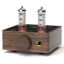 HiFi Röhren Kopfhörerverstärker Mini Headphone Amp Tube Preamp w/ 4.4/6.35mm