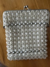 Antike Französische Tasche, Handarbeit, Vintage Tasche