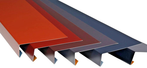 Traufblech aluminium - 1m,