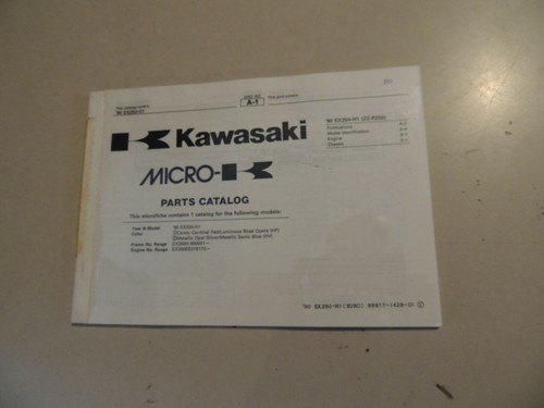 Parts catalog kawasaki zzr 250 - catalog,