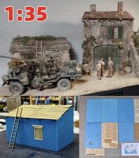 1:35 Diorama basis...Harz/holz/styropor...Farm Hause - Europe...