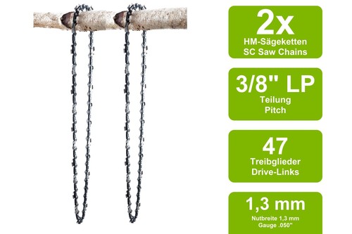 Sägeketten passend für - 2,