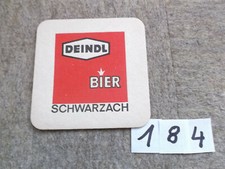 1 Stück Bierdeckel, Deindl Schwarzach, Brauerei,  aus Sammlung Nr. 184
