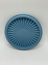 Tupperware Deckel Sonnendeckel 812 Sonnenschüssel Druckdeckel 11,5/12,7 Blau