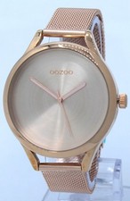 SALE Oozoo Damenuhr Milanaisearmband rosegold/beige Ø42mm C8630mr