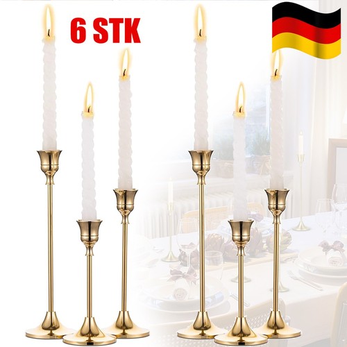 6er set shabby kerzenständer - 6er,