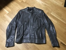 Belstaff V-Racer 2.0 Dark Grey L Grau Lederjacke 52 Jacke XL Neu Leder