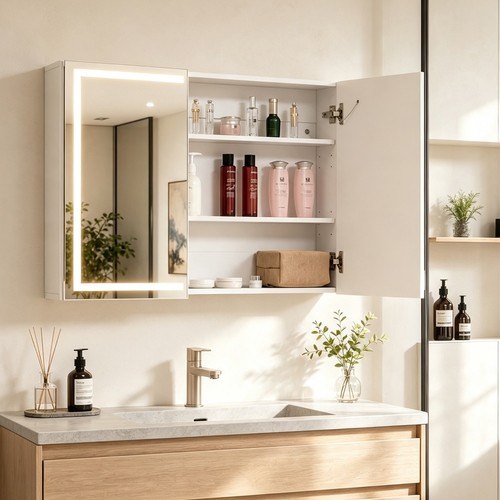 Led spiegelschrank badspiegel - spiegelschrank,