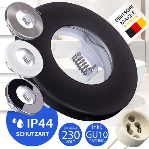 Ip44 gu10 einbaustrahler - einbaustrahler, bad