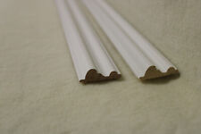 1Stk 90cm Profilleiste weiß lackiert 11x29mm Holzleisten Zierleiste