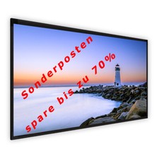 DELUXX Cinema Elegance Beamer Rahmenleinwand 203 x 114 cm 16:9 92" 4K HDTV 13512
