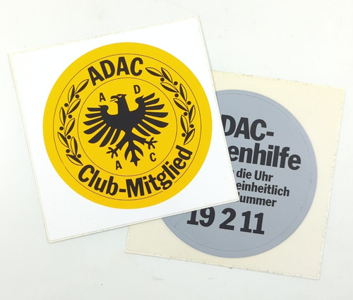 Adac aufkleber club - adac,