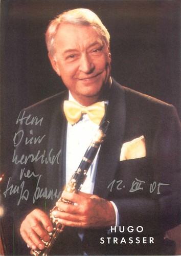 Autogramm hugo strasser - hugo,