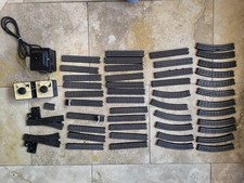 50 Stück Konvolut Trix TTR Doppelbahngleise und Regler