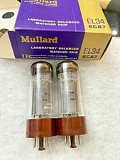 Mullard EL34 6CA7 xf1 Fat