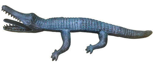 Krokodil lebensgroß garten - krokodil,