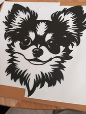 Chihuahua hunde neu Hunde Geschenk wanddeko deko ca. 32 x 28 cm