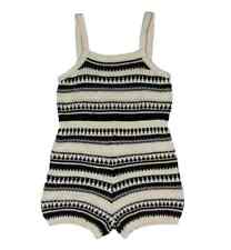 PRIMARK Mädchen Jumpsuit Sommer Strick Overall Einteiler gehäkelt Baumwolle 110