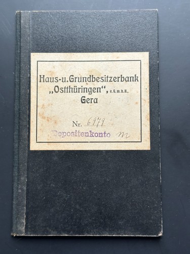 Altes cover depositenkonto - altes,