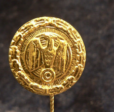 SCHÜTZENNADEL: goldfarben