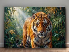 XXL Leinwandbild Tiger im
