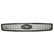 Kühlergrill Kühlergitter dunkelgrau für Ford Fusion JU_