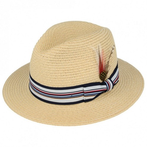 Strandhut stroh fedora sommer - strandhut,
