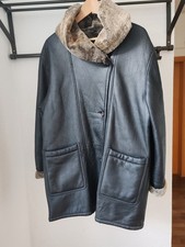 Damen Lammfell Jacke schwarz