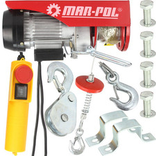 Seilwinde elektrische Seilwinde Hebebühne 300kg 550W Heben 6-12m