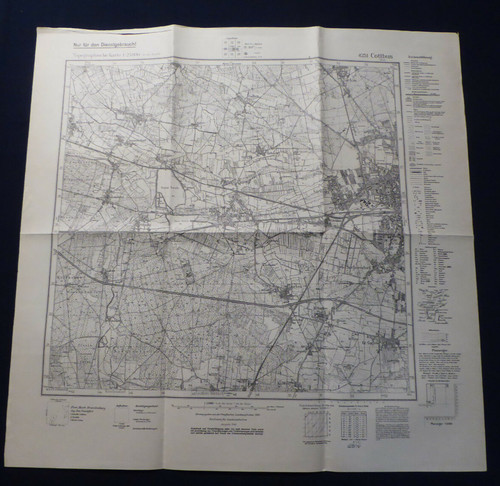 Cottbus landkarte - cottbus, (west),