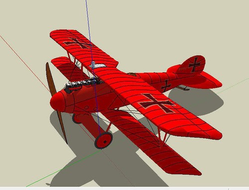 Doppeldecker albatros sp - albatros, dv,