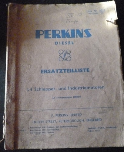 Perkins dieselmotor - perkins, l4