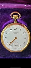 Taschenuhr Patek Philippe 750 Gold 18K von 1911 mit Zertifikat und Etui