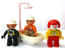 AN5703 / LEGO duplo® 3 Figuren Badewanne Dusche Badedusche