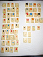 Rummikub alt Ersatzteile Zubehör Steine ca. 1,9x2,7x0,4 cm
