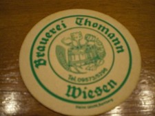 Bier Brauerei Bierdeckel Thomann Wiesen Impressum