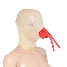 Latex Maske Mundstück und