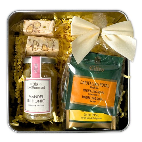 Geschenkdose nougat mit - nougat,