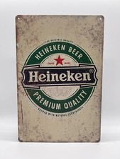 Blechschild Heineken 20x30cm Nostalgie Retro Reklame Vintage Deko Geschenk Bier