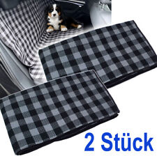 2 Stück AUTO HUNDEDECKE Schutzdecke Autoschondecke Hunde Auto Decke Rücksitz PKW