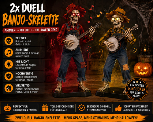 Duell banjo skelette - duell,